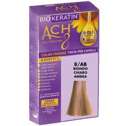 BIOKERATIN ACH8 tinta per capelli Biondo chiaro ambra 8/AB