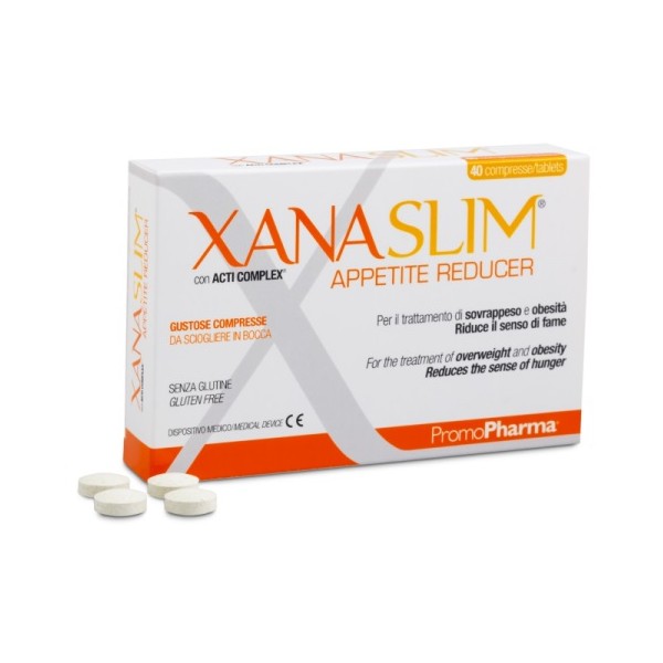 PromoPharma Xanaslim Appetite Reducer 40 Compresse Masticabili