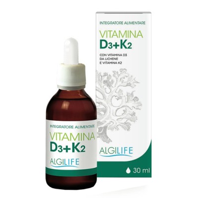 Algilife Vitamina D3+K2 Gocce Flacone da 30 ml