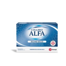 Dompè - Collirio Alfa Occhio Secco 20 contenitori monodose da 0,5 ml SCADENZA 05/2023