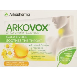 ARKOVOX - Gola e Voce - 24 Caramelle gusto Miele-Limone