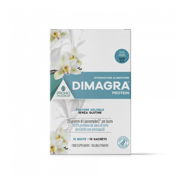 PromoPharma Dimagra Protein Gusto Vaniglia 10 Bustine