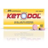 KETODOL - 25mg KETOPROFENE + 200mg SUCRALFATO - 20 compresse