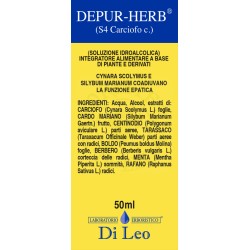 Di Leo Depur-Herb Composto S4 Carciofo Flacone da 50 ml