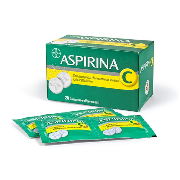 ASPIRINA + VITAMINA C 20 COMPRESSE EFFERVESCENTI