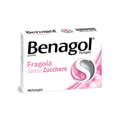 BENAGOL FRAGOLA SENZA ZUCCHERO 16 pastiglie