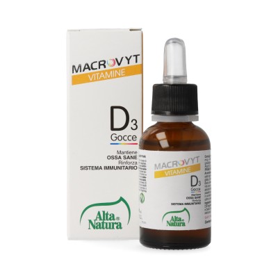 Alta Natura Macrovyt Vitamina D3 Gocce Flacone da 30 ml