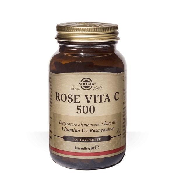 Solgar Rose Vita C 500 100 Tavolette