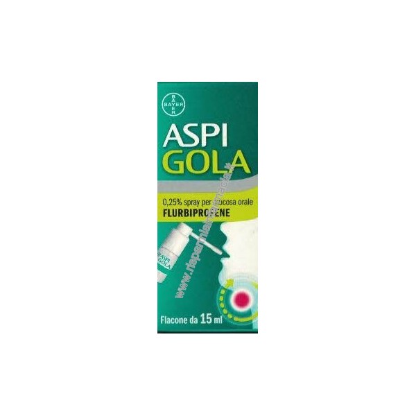 ASPI GOLA 0,25% SPRAY PER MUCOSA ORALE FLURBIPROFENE